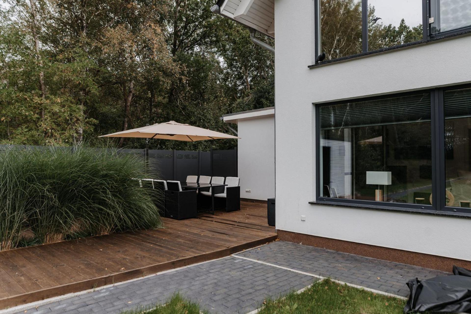 Вилла Uns Langhus Fuhlendorf  Экстерьер фото